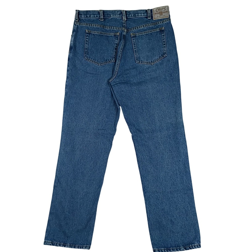 Vintage Chaps Ralph Lauren Classic Fit Straight Leg Jeans Mens 36x34 Blue 90s